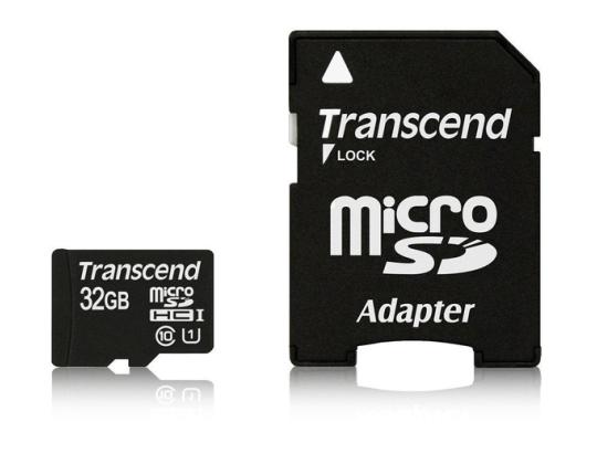 MUISTI MICRO SDHC 32 Gt W/ADAPT/CLASS10 TS32GUSDU1 TRANSCEND