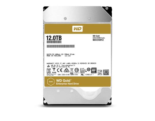 HDD WESTERN DIGITAL Gold 12TB SATA 3.0 256 Mt 7200 rpm 3,5" WD121KRYZ