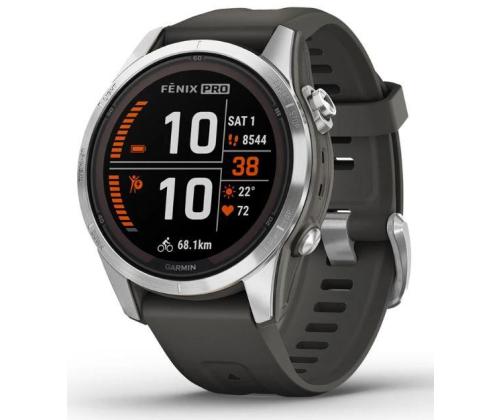 ÄLYKELLO FENIX 7S PRO SOLAR/SS/GRAPH 010-02776-01 GARMIN