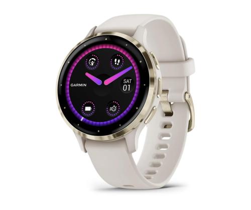 ÄLYKELLO VENU 3S/IVORY/GOLD 010-02785-04 GARMIN