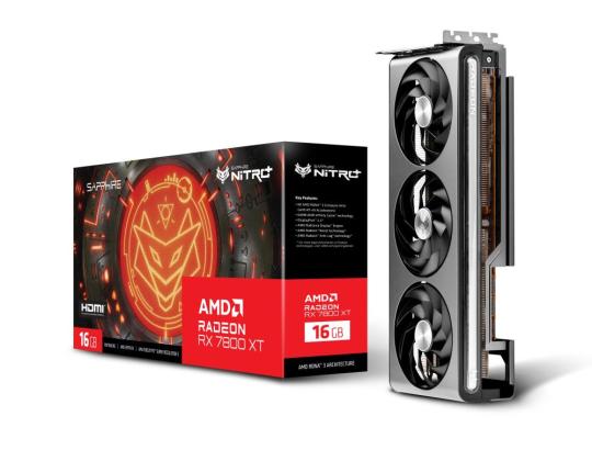 Näytönohjain SAPPHIRE AMD Radeon RX 7800 XT 16 Gt GDDR6 256 bit PCIE 4.0 16x 2xHDMI...