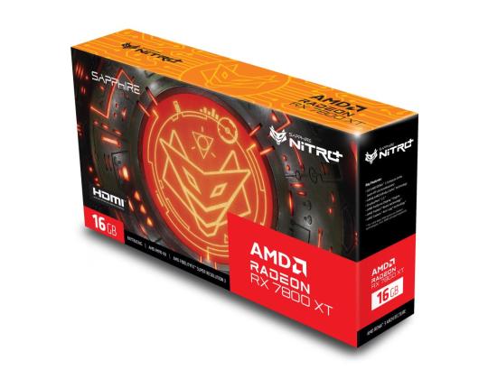 Näytönohjain SAPPHIRE AMD Radeon RX 7800 XT 16 Gt GDDR6 256 bit PCIE 4.0 16x 2xHDMI...