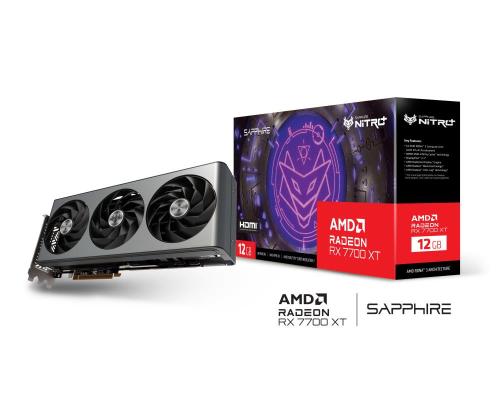 Näytönohjain SAPPHIRE AMD Radeon RX 7700 XT 12 GB GDDR6 192 bit PCIE 4.0 16x 2xHDMI...