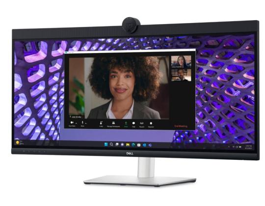 LCD-näyttö DELL P3424WEB 34" kaareva/21:9 paneeli IPS 3440x1440 21:9 60Hz 5 ms Kaiuttimet Kamera...