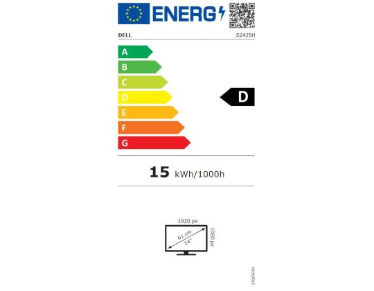 LCD-näyttö DELL S2425H 23,8" Business Panel IPS 1920x1080 16:9 100Hz Matte 8 ms Kaiuttimet kallistus...