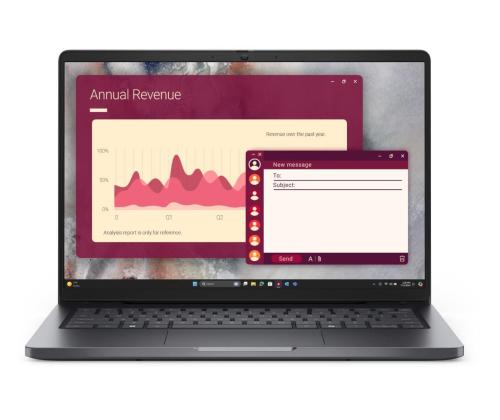 Kannettava tietokone DELL Pro 14 Pro 14 (PC14250) CPU Core Ultra u5-235U 2000 MHz CPU ominaisuuksia vPro 14" RAM...