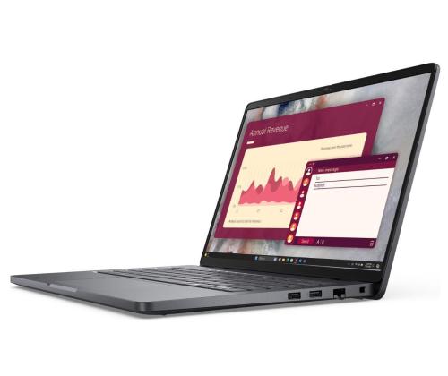 Kannettava tietokone DELL Pro 14 Pro 14 (PC14250) CPU Core Ultra u5-235U 2000 MHz CPU ominaisuuksia vPro 14" RAM...