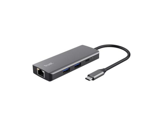 USB-C-sovitin DALYX 6-IN-1 24968 TRUST