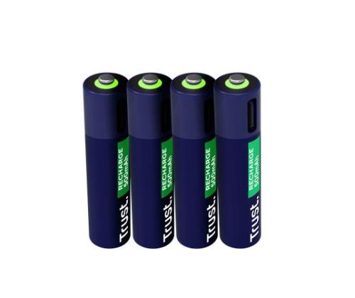AKKU RECH. LI-ION AAA/500MAH USB-C 4PACK 25671 LUOTTAMUS