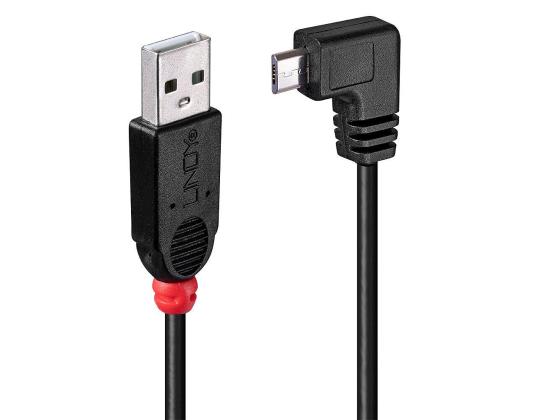 KAAPELI USB2 A - MICRO-B 1M/90 DEGREE 31976 LINDY