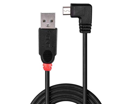 KAAPELI USB2 A - MICRO-B 1M/90 DEGREE 31976 LINDY