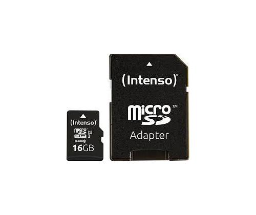 MUISTI MICRO SDHC 16GB UHS-I/W/ADAPTER 3423470 INTENSO
