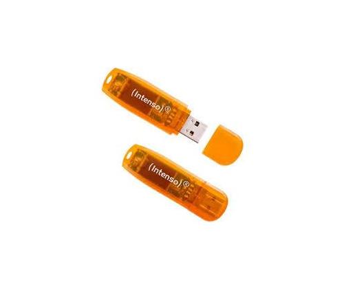 MUISTITIKKU FLASH USB2 2X64GB/RAINBOW 3502492 INTENSO