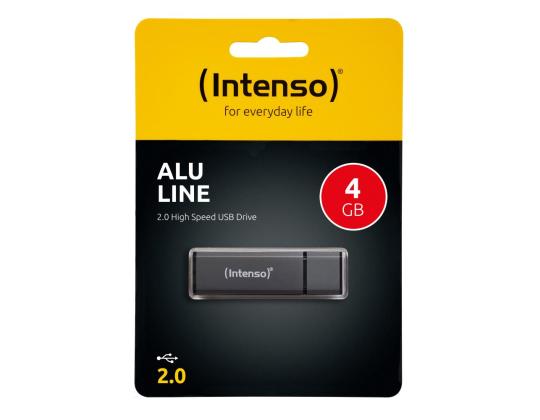 MUISTIASEMA FLASH USB2 4GB/MUSTA 3521451 INTENSO