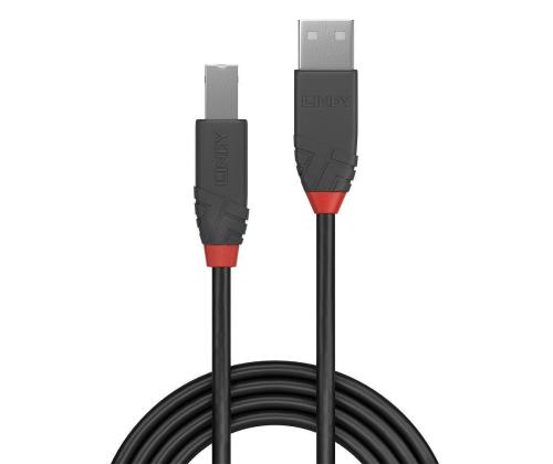 KAAPELI USB2 AB 10M/ANTHRA 36677 LINDY