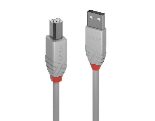 KAAPELI USB2 AB 3M/ANTHRA 36684 LINDY