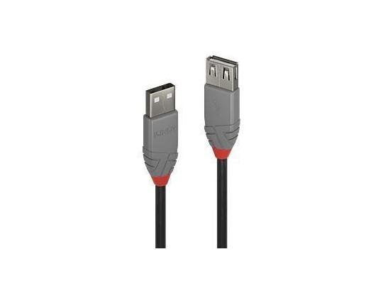 KAAPELI USB2 TYYPPI A 1M/ANTHRA 36702 LINDY