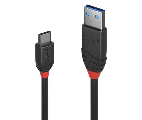 KAAPELI USB3.2 A-C 1M/MUSTA 36916 LINDY