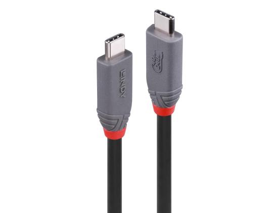 KAAPELI USB4 240W TYYPPI C 1.5M/40GBPS ANTHRA LINE 36957 LINDY