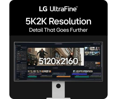 LCD-monitori LG 39.7 " 5120 x 2160 pikseliä Natiivikuvasuhde 21:9 40U990A-W 40U990A-W 40U990A-W