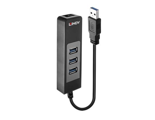 I/O HUB USB3 & LAN ADAPTER/43176 LINDY