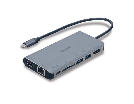 I/O-TELAKKAUS USB-C/MINI SINGLE 4K 43323 LINDY