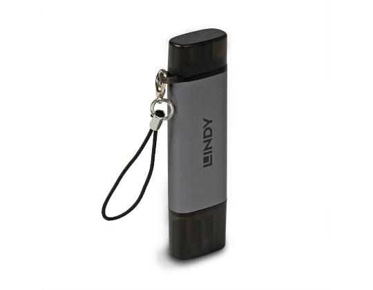 MUISTILUKIJA USB3.2 C & A SD/43335 LINDY