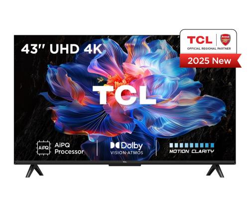 Televisio TCL 43 " 4K Ultra HD 3840 x 2160 pikseliä Flat 16:9 DLED 43V6C
