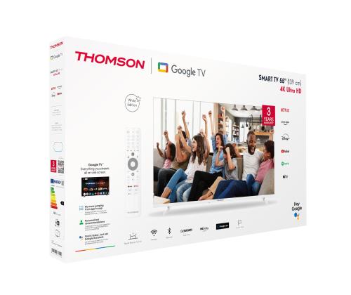 LCD-televisio 55" QLED/VALKOINEN 55UG4S14W THOMSON