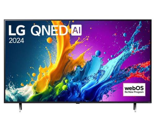 Televisio LG 65" 4K/Smart 3840x2160 Langaton LAN Bluetooth webOS Musta 65QNED80T3A LG 65" 4K/Smart 3840x2160 Langaton LAN Bluetooth webOS Musta 65QNED80T3A