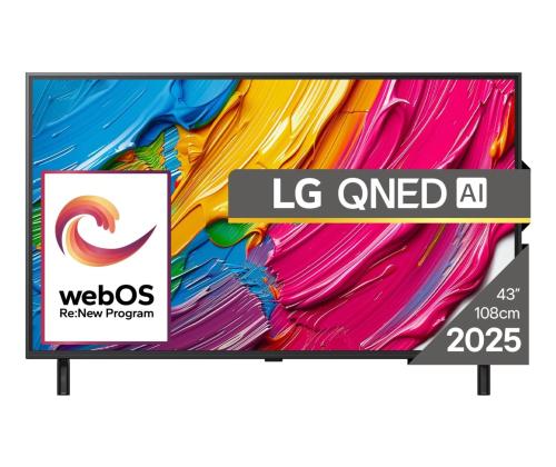 Televisio LG 75" 4K/Smart 3840x2160 Langaton LAN Bluetooth webOS Musta 75QNED80A3A
