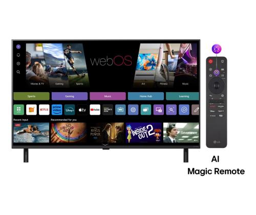 Televisio LG 75" 4K/Smart 3840x2160 Langaton LAN Bluetooth webOS Musta 75QNED80A3A