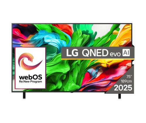 TV LG 75" 4K/Smart 3840x2160 Langaton LAN Bluetooth webOS Musta 75QNED85A3C