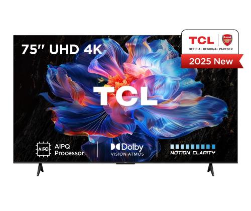 TV-sarja TCL 75 " 4K Ultra HD 3840 x 2160 pikseliä Flat 16:9 DLED 75V6C