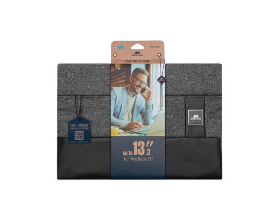 NB SLEEVE ULTRABOOK 13,3"/8803 BLACK MELANGE RIVACASE