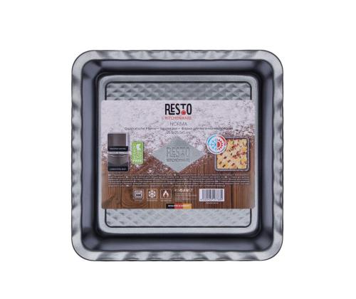 SUORAKAITEEN MUOTOISET LEIVONTA-ASTIAT/25.5X25.5X5CM 96115 RESTO