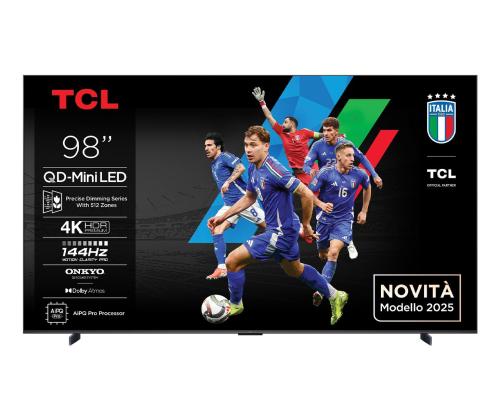 TV-sarja TCL 98 " 4K Ultra HD 3840 x 2160 pikseliä Flat 16:9 QD-Mini LED 98Q6C