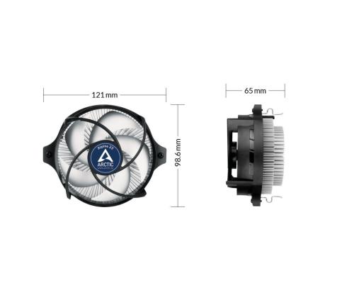 CPU COOLER SAM5/SAM4/ALPINE 23 ACALP00035A ARCTIC