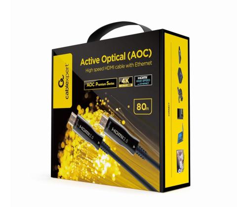 KAAPELI HDMI-HDMI 80M AOC/CCBP-HDMI-AOC-80M-02 GEMBIRD
