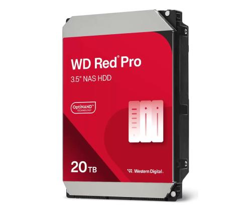 Kiintolevy WESTERN DIGITAL Red Pro 20TB SATA 3.0 512 MB 7200 rpm 3.5" WD202KFGX