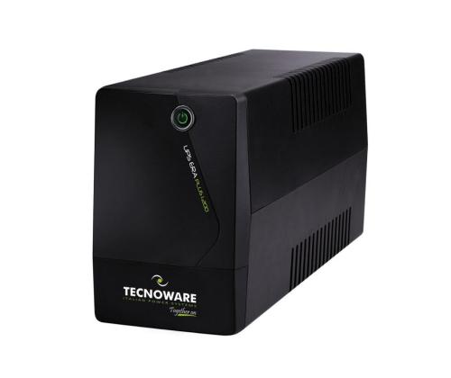 UPS TECNOWARE 840 wattia 1200 VA Aaltomuoto tyyppi Muokattu siniaalto LineInteractive vaihe 1 vaihe..