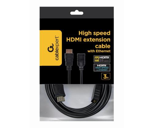 HDMI-JATKOKAAPELI 3M/CC-HDMI4X-10 GEMBIRD GEMBIRD