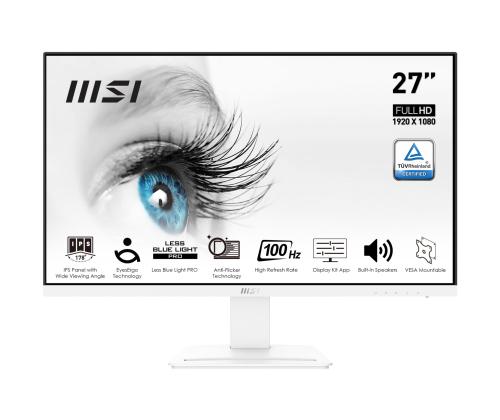 LCD-monitori MSI PRO MP273AW 27" Business Panel IPS 1920x1080 16:9 100Hz Matta 4 ms Kaiuttimet Kallistus..