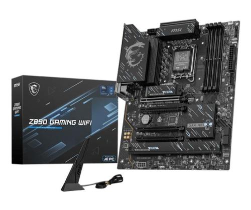 Emolevy MSI Intel Z890 LGA 1851 (Socket V1) ATX RAM DDR5-SDRAM 4xSlots Wi-Fi Kyllä Bluetooth Kyllä..