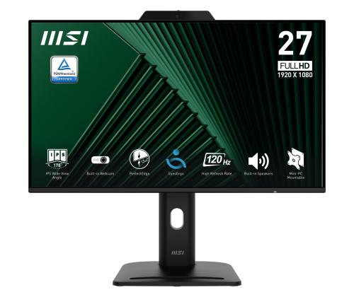LCD-näyttö MSI PRO MP272PMG 27" Business Panel IPS 1920x1080 16:9 120 Hz Kaiuttimet PROMP272PMG