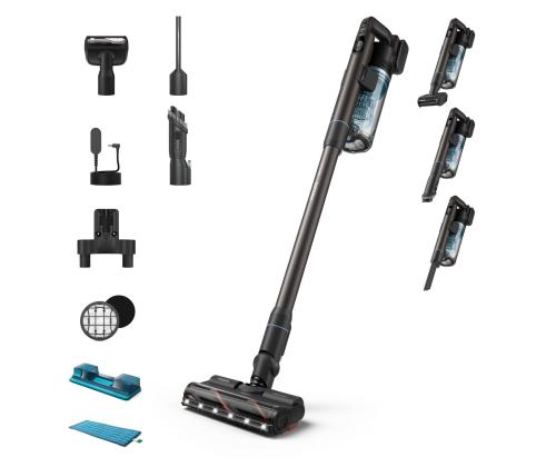 Pölynimuri PHILIPS Dry&wet 2-in-1 sauvaimuri Sininen Pussiton Akku 1,7 kg XC7163/01