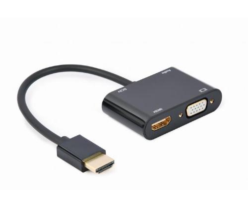 I/O-SOVITIN HDMI:STÄ HDMI/VGA/A-HDMIM-HDMIFVGAF-01 GEMBIRD