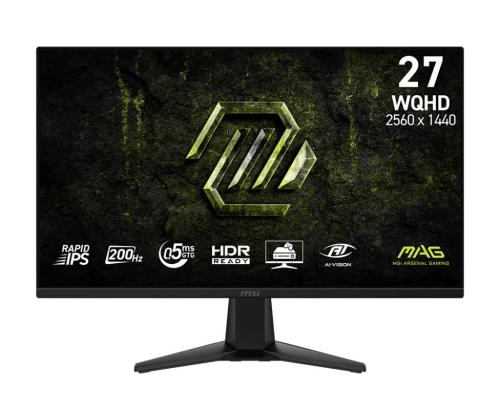 LCD-monitori MSI 27 " 2560 x 1440 pikseliä Wide Quad HD Native kuvasuhde 16:9 LCD Flat MAG275QFE20