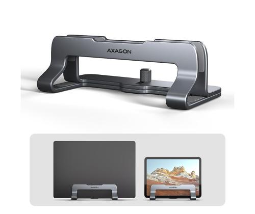 NB ACC STAND 10"-17.3"/VERT. ALUMIINI STND-VG AXAGO