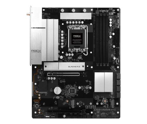 Emolevy ASROCK B860 Rock WiFi 7 Intel B860 LGA 1851 (Socket V1) ATX RAM DDR5-SDRAM 4xSlots Wi-Fi..